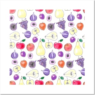 Fruit pattern Posters and Art